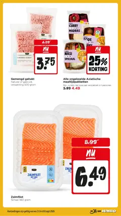 Zalmfilet, Schaal 360 gram - Voorbeeld van een folder van Jumbo, geldig van 02-09-2026 | Pagina: 24