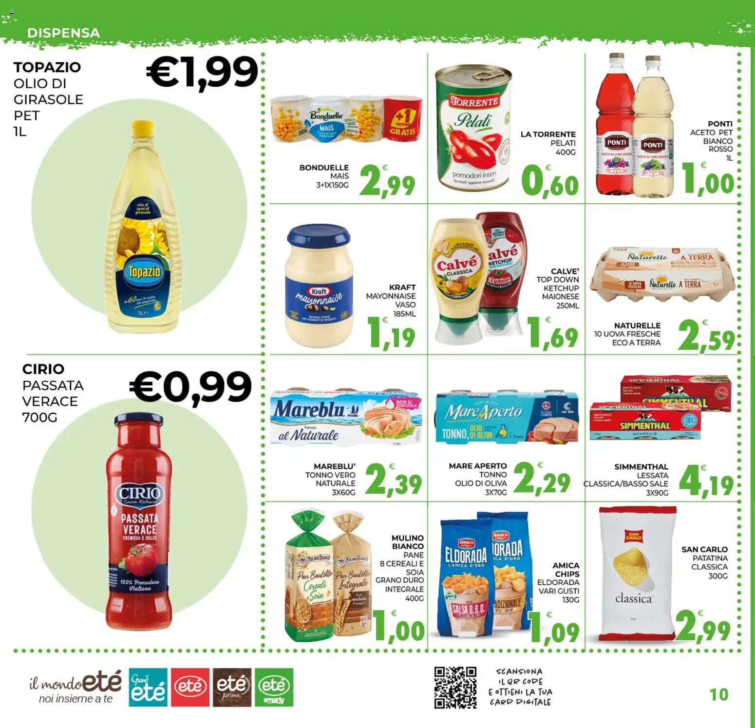 Volantino Eté del 22/09/2026 | Pagina: 10 | Prodotti: Pane, Ketchup, Olio, Olio di Oliva