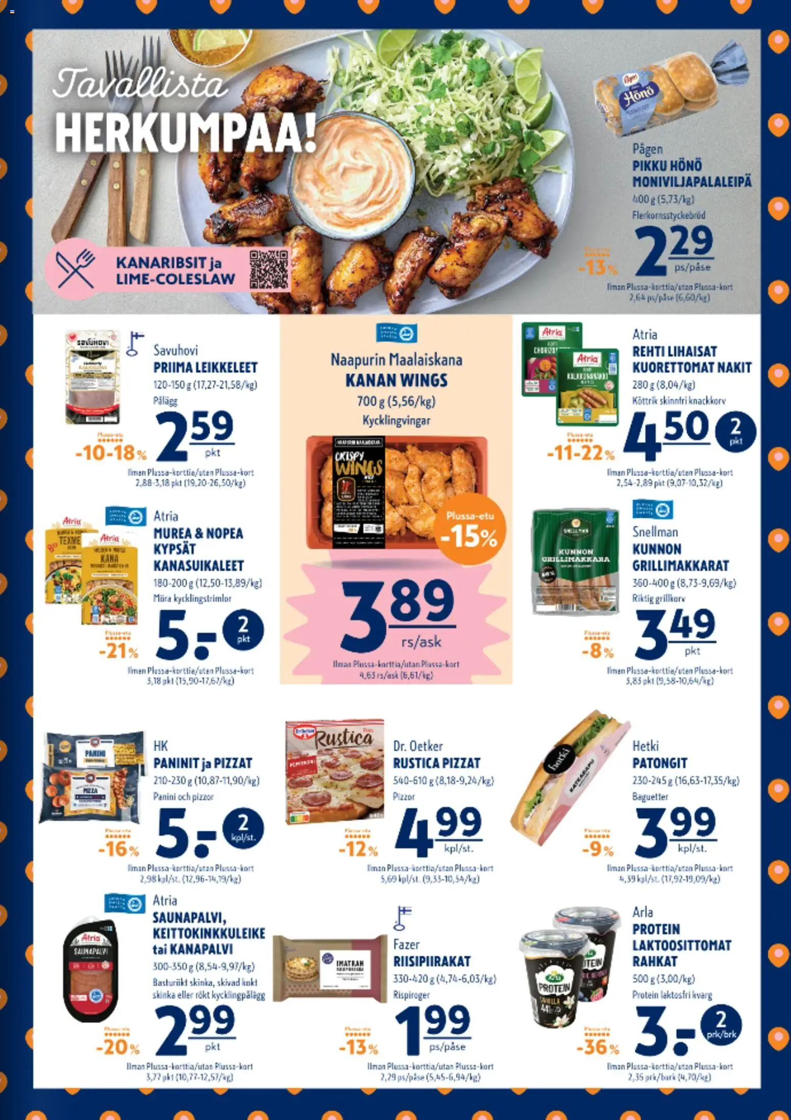 K-Supermarket tarjoukset – voimassa 21.05.2026 alkaen | Sivu: 3 | Tuotteet: Kana, Nakit