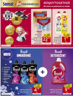 Konzum HR akciós újság - amely érvényes a következő dátumtól: 2026.10.14. | Oldal: 54 | Termékek: Perwoll, Somat, Pur, Kés
