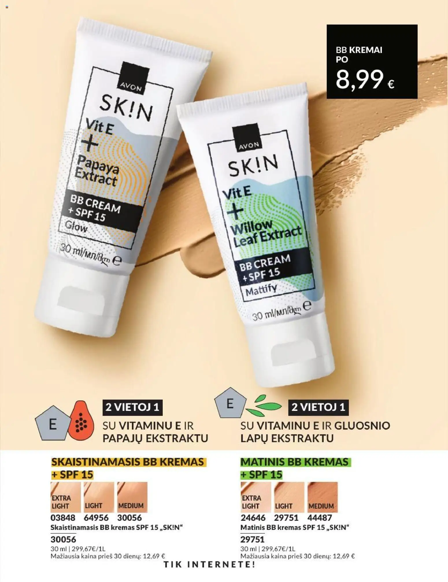 AVON akcijos nuo 2026.07.01 | Puslapis: 189 | Prekių: BB kremas, Kremas
