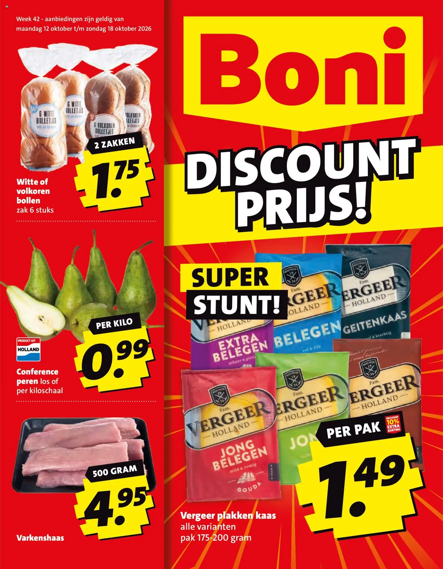 {H1} | Pagina: 1 | Producten: Kaas, Zak, Bolletjes, Peren