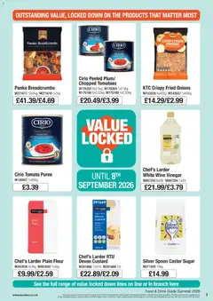 Preview of Booker Wholesale - Summer Catering News 2026 valid from 16/06/2026 | Page: 7 | Products: Wine, Tomatoes, Retek, White wine