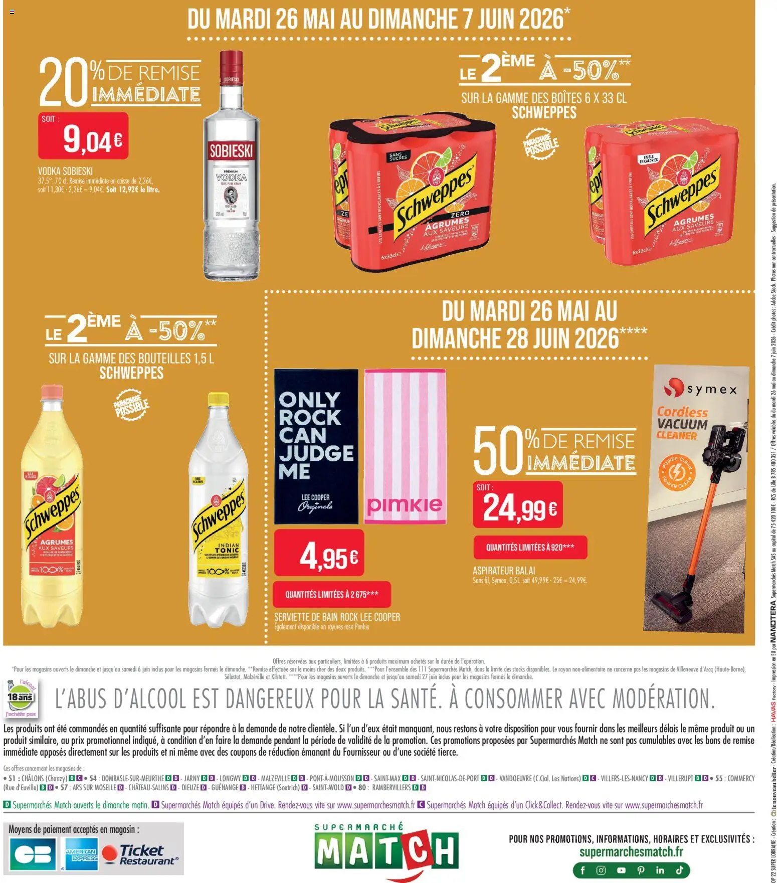 {H1} | Page: 24 | Produits: Vodka, Clé, Balai, Aspirateur balai