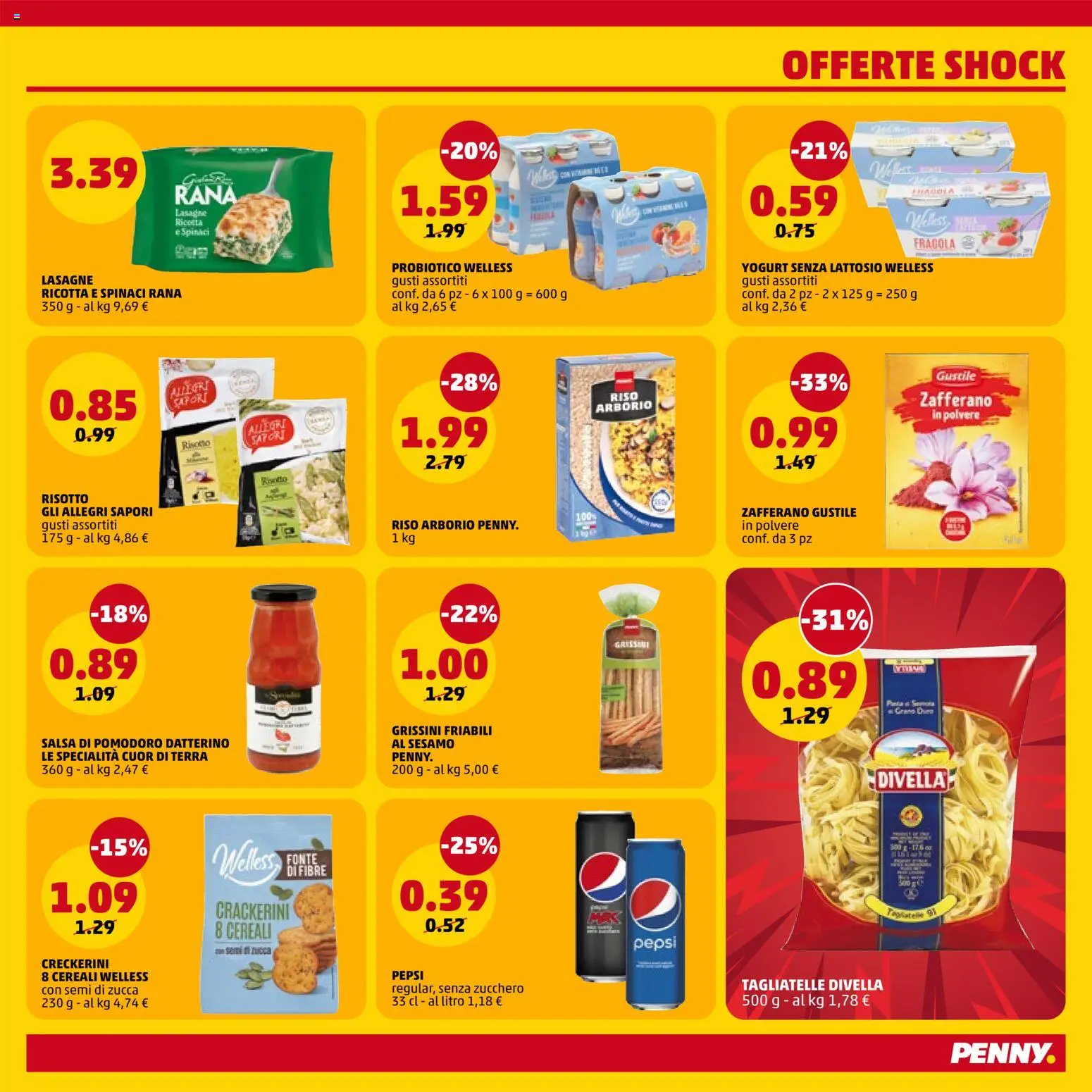 Volantino PENNY del 20/08/2026 | Pagina: 3 | Prodotti: Crackers, Ricotta, Sesamo, Senza lattosio