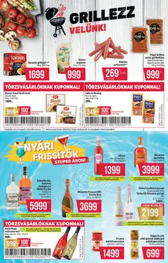 COOP - Szuper Plusz / Tisza - amely érvényes a következő dátumtól: 2026.07.09. | Oldal: 4 | Termékek: Grillkolbász, Grill, Grillsajt, Gin