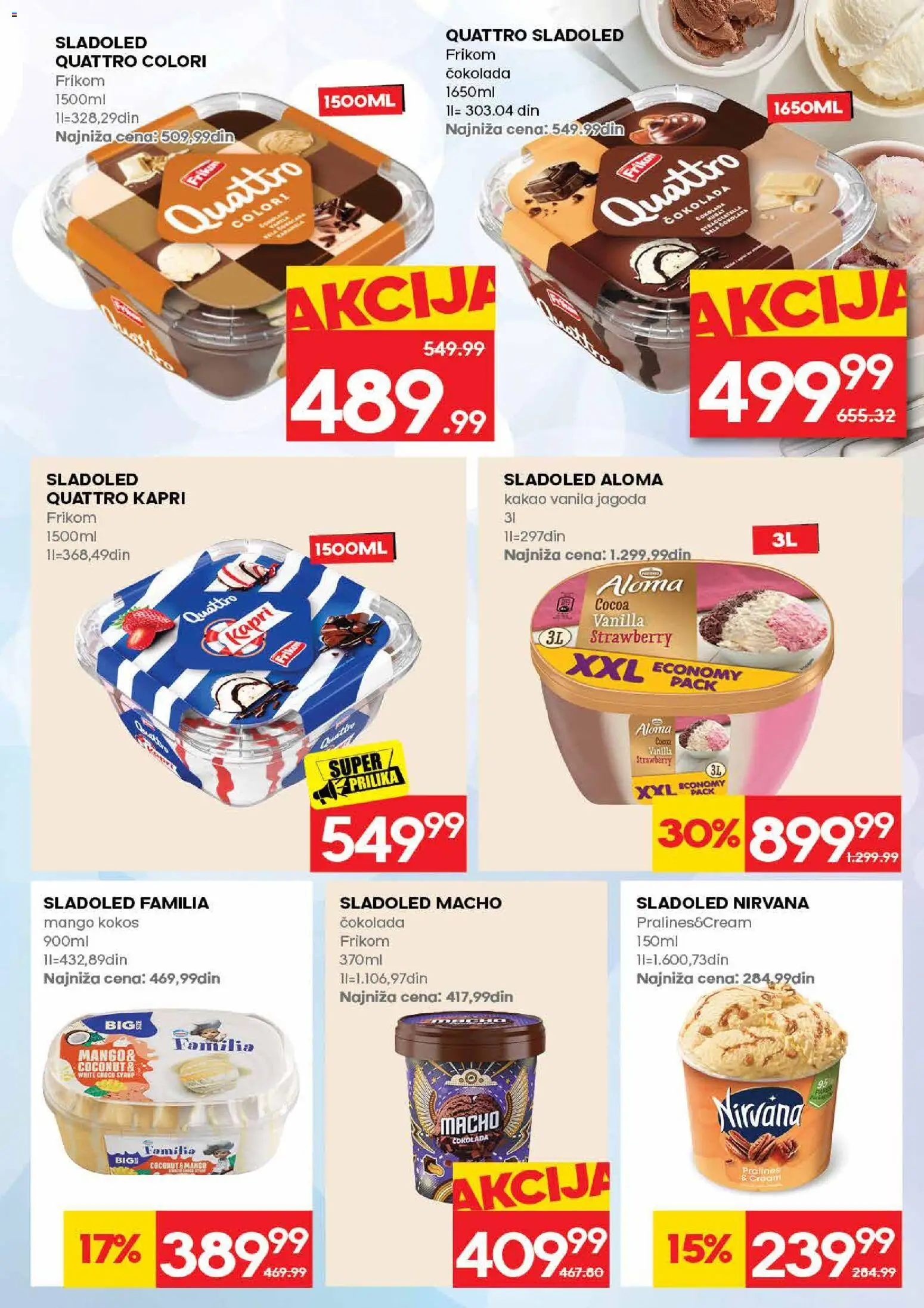 Roda katalog - važi od 11.06.2026 | Strana: 13 | Proizvode: Sladoled, Mango, Jagoda, Čokolada