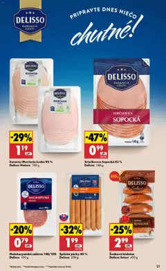 Biedronka leták platný od 02.07.2026 | Strana: 21 | Produkty: Saláma, Šunka, Klobása, Párky