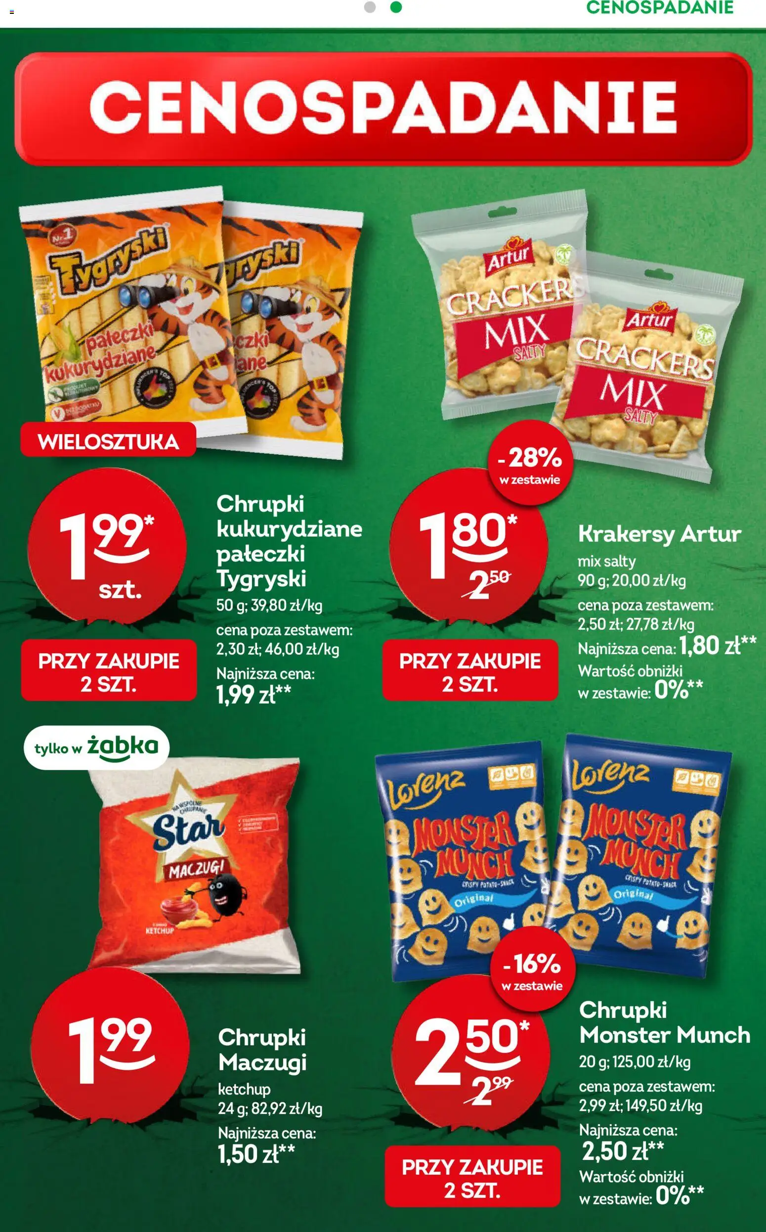 Żabka gazetka od 20.05.2026 | Strona: 48 | Produkty: Ketchup, Chrupki, Krakersy