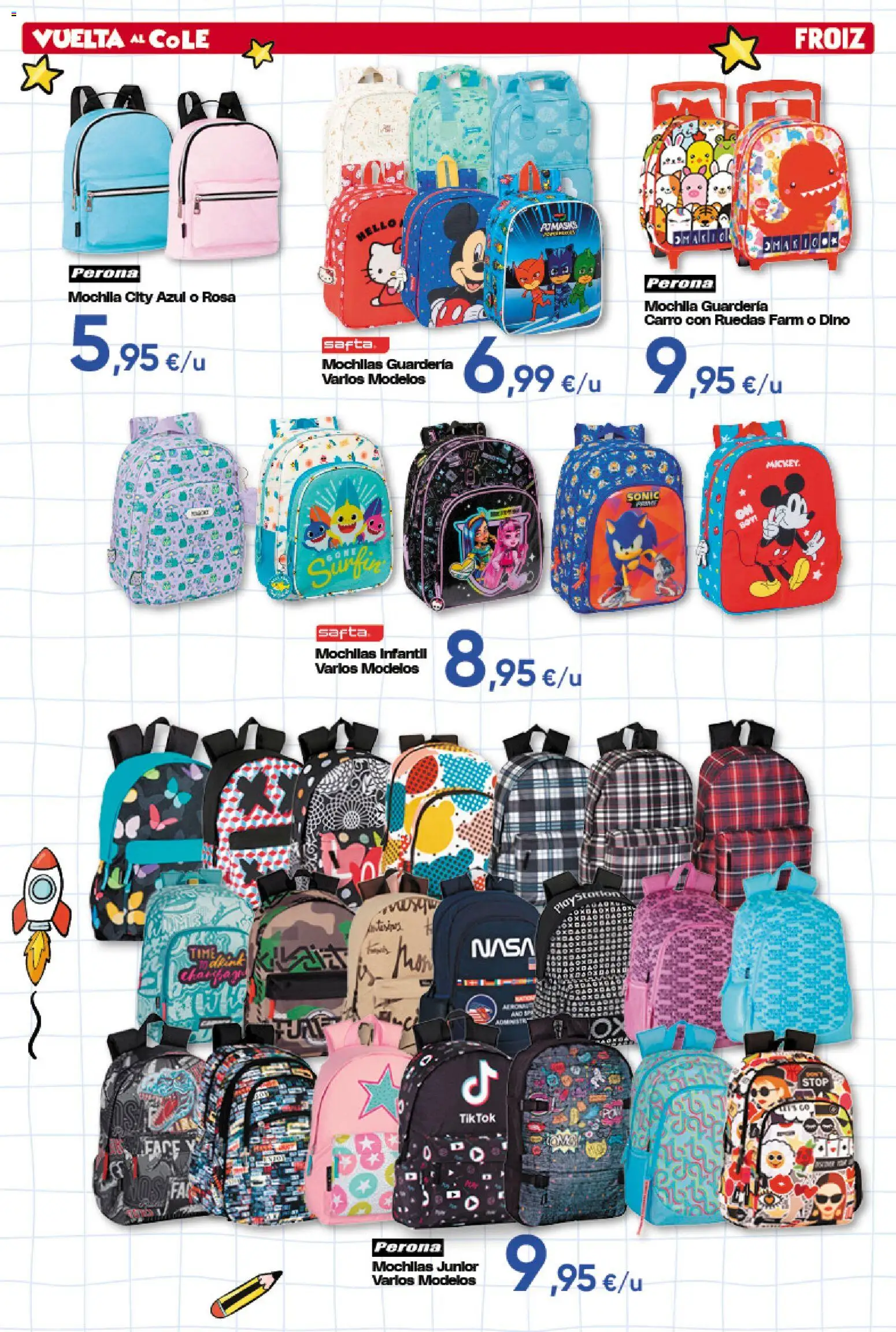 Froiz Vuelta al Cole │ válido desde el 25/08/2026 | Página: 2 | Productos: Mochila