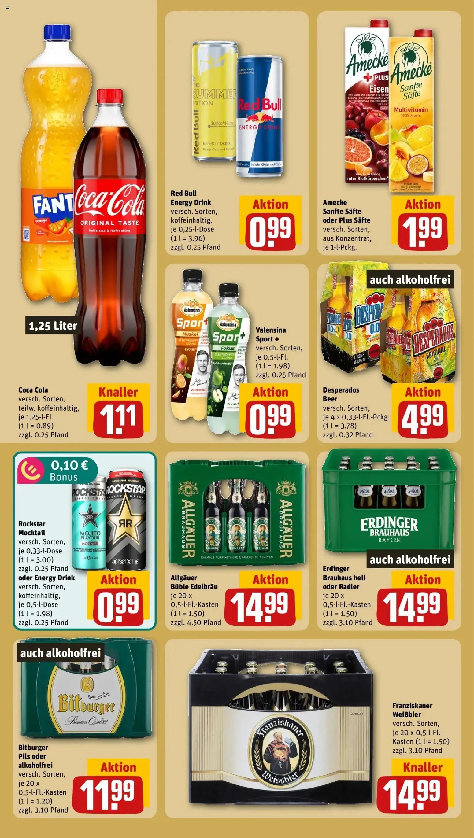 REWE Prospekt ab 03.08.2026 zum Blättern » Angebote | Seite: 20 | Produkte: Franziskaner, Coca cola, Cola, Pils