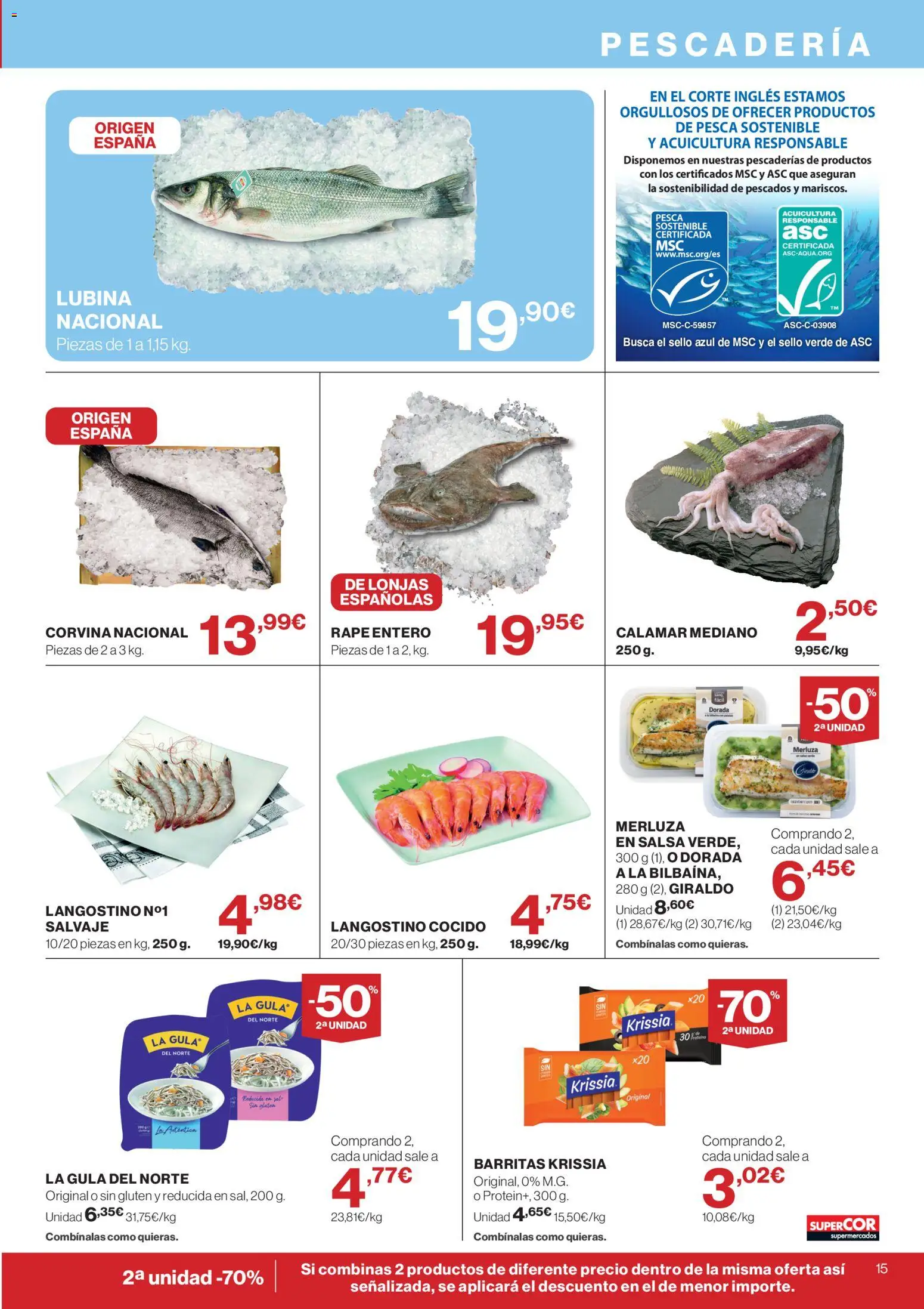 Supercor Canarias │ válido desde el 21.05.2026 | Página: 15 | Productos: Langostino