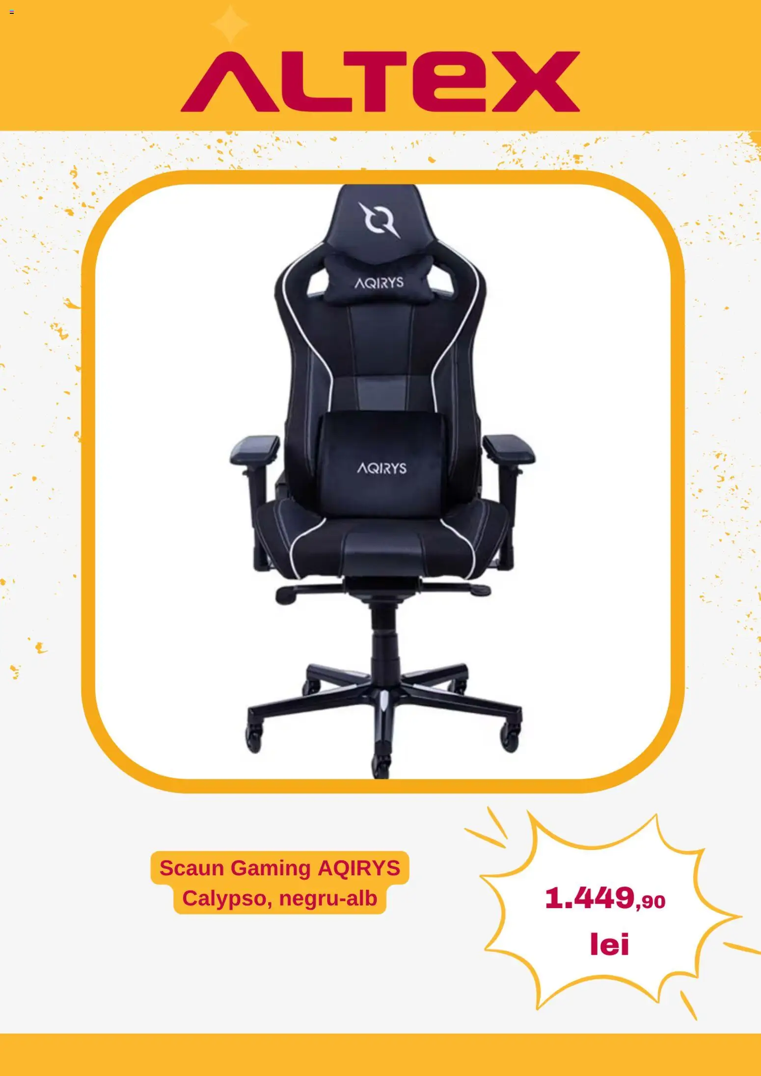 Noul catalog Altex – valabil de la 20.08.2026 | Pagină: 5 | Produse: Scaun gaming, Scaun