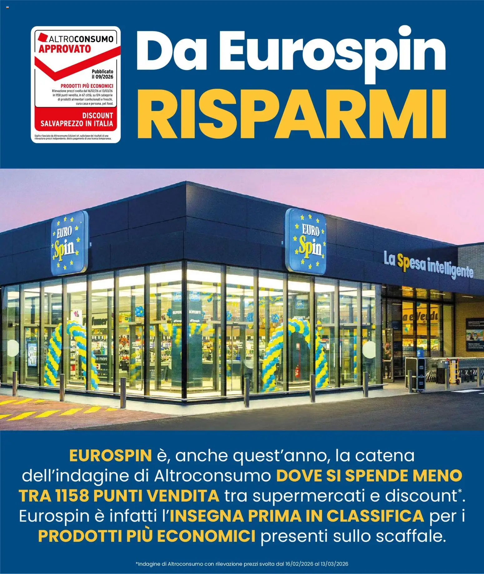 Volantino Eurospin del 22/10/2026 | Pagina: 11 | Prodotti: Prodotti alimentari