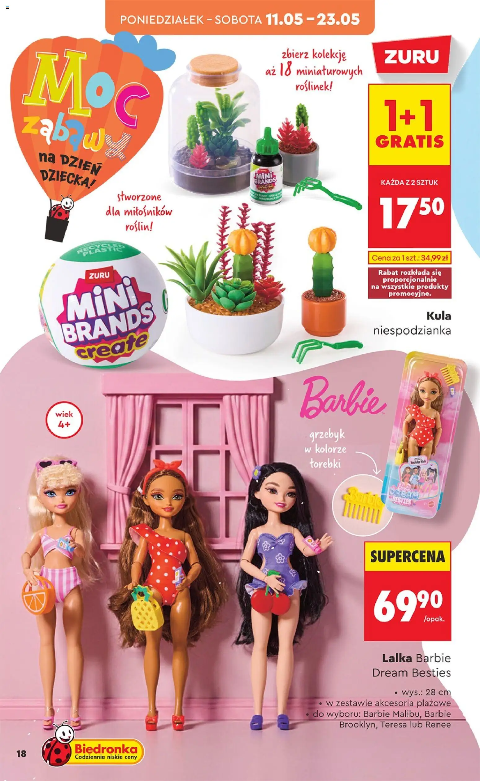 Biedronka Polsko leták - Hity i inspiracje od 09.05.2026 | Strana: 20 | Produkty: Barbie