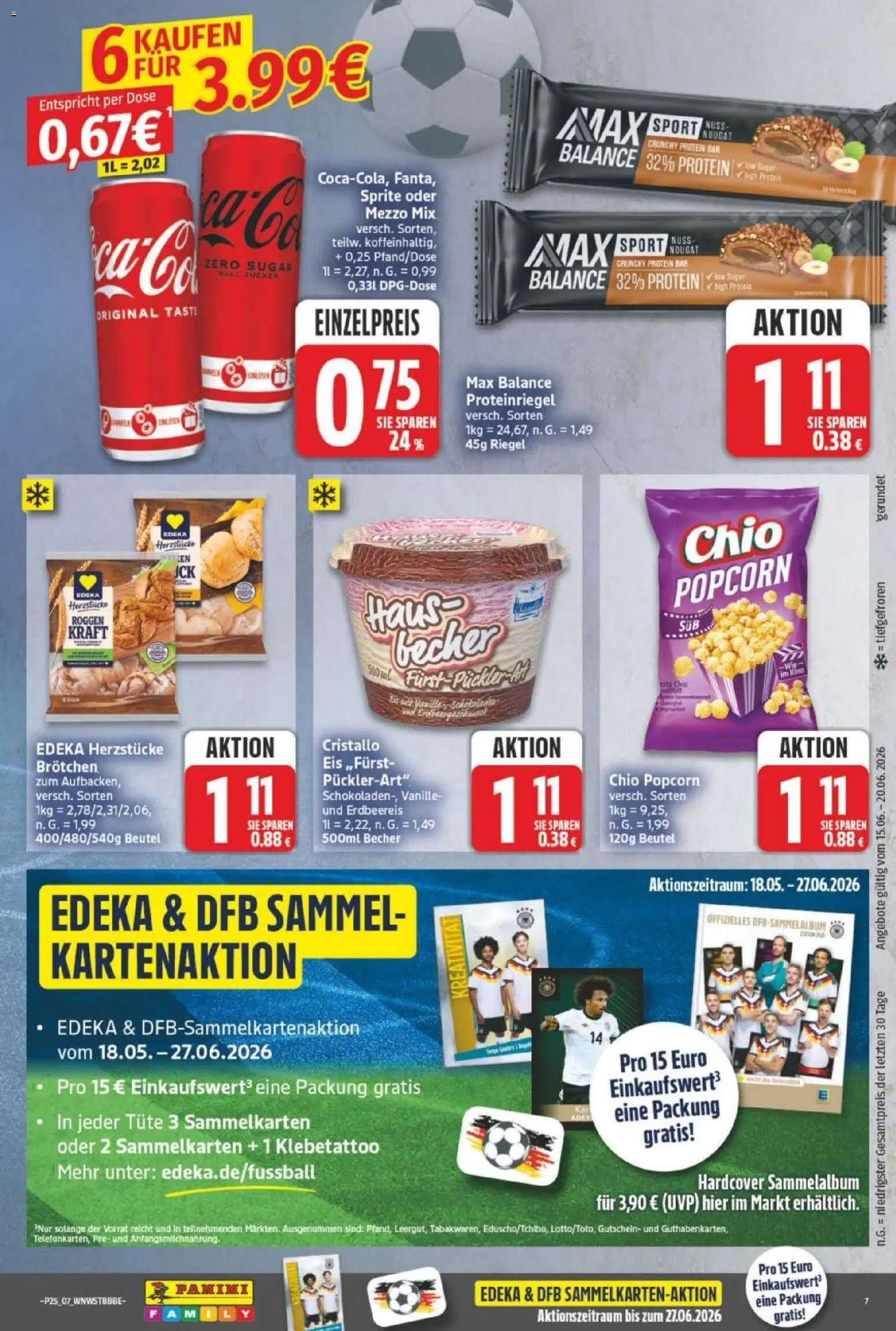 NP Discount Prospekt – gültig ab 15.06.2026 | Seite: 7 | Produkte: Mezzo mix, Zucker, Oder mezzo mix, Eis