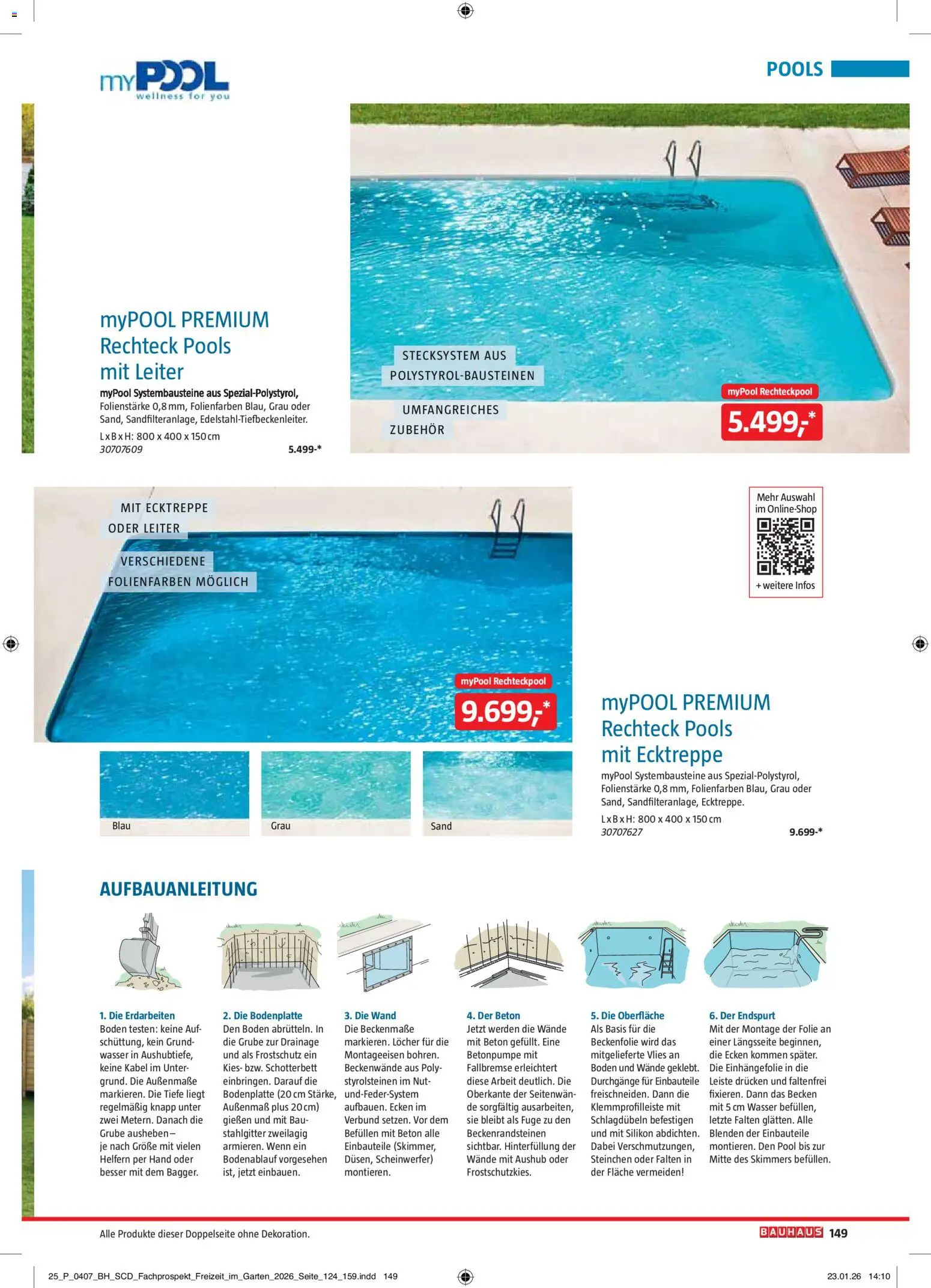 Bauhaus Freizeit im Garten gültig ab 01.05.2026 | Seite: 149 | Produkte: Wasser, Kabel