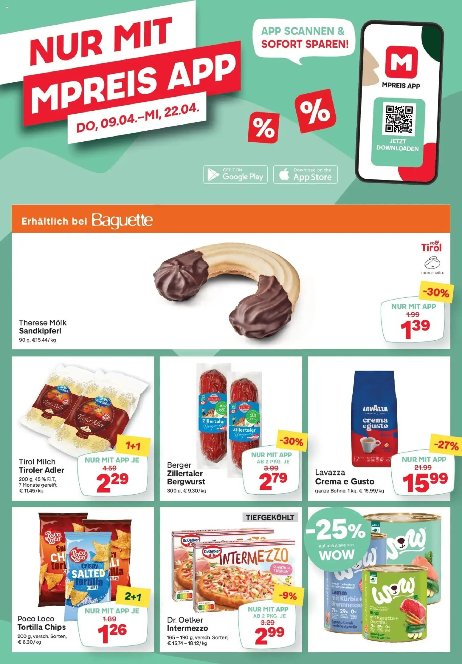 MPREIS Pfunds gültig ab 16.04.2026 | Seite: 13 | Produkte: Chips, Karotte, Kürbis, Jääkaappipakastin