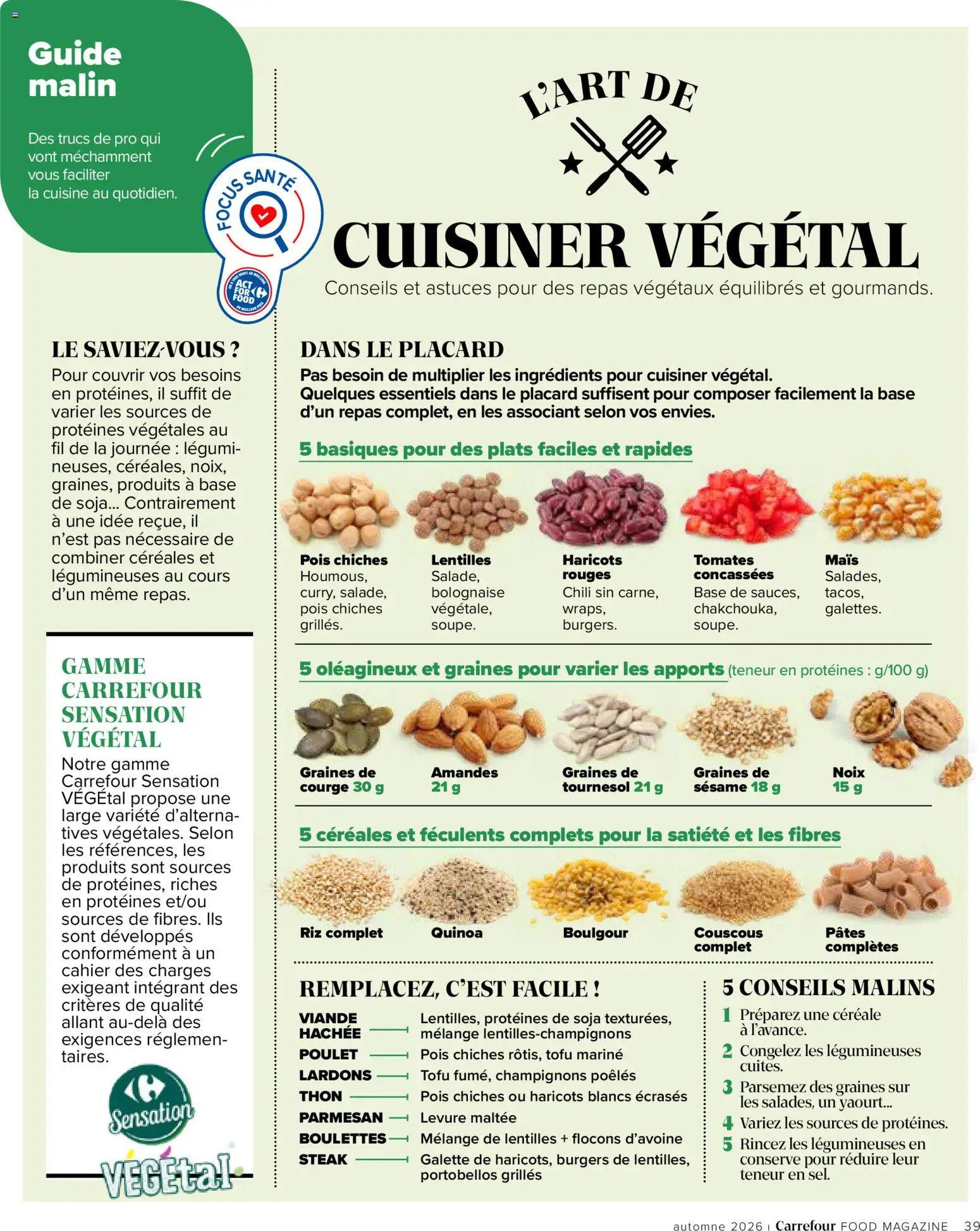 {H1} | Pagina: 39 | Producten: Quinoa, La, Champignons, Tofu