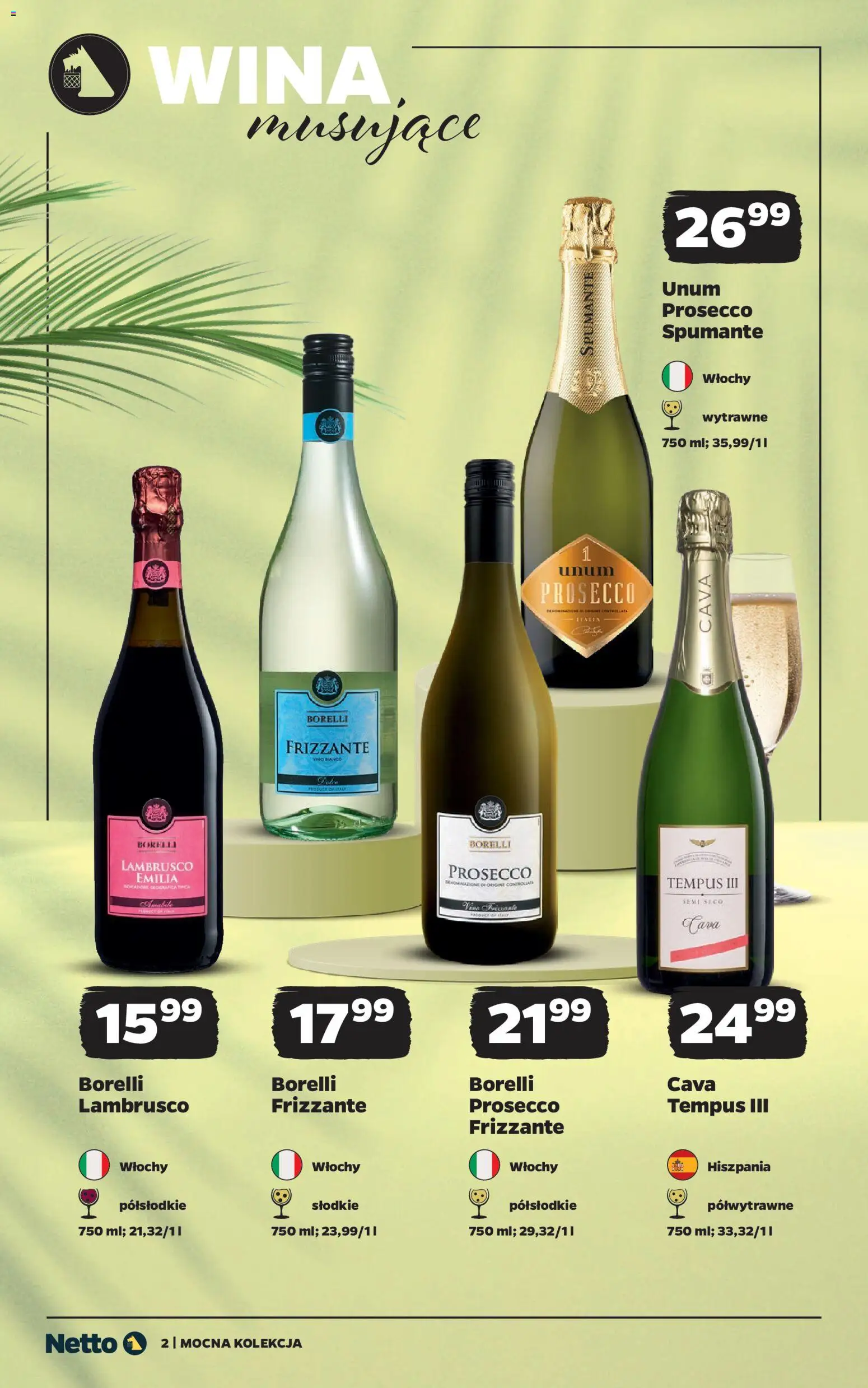Netto gazetka - Wina od 20.07.2026 | Strona: 2 | Produkty: Mango, Wino, Prosecco, Lambrusco