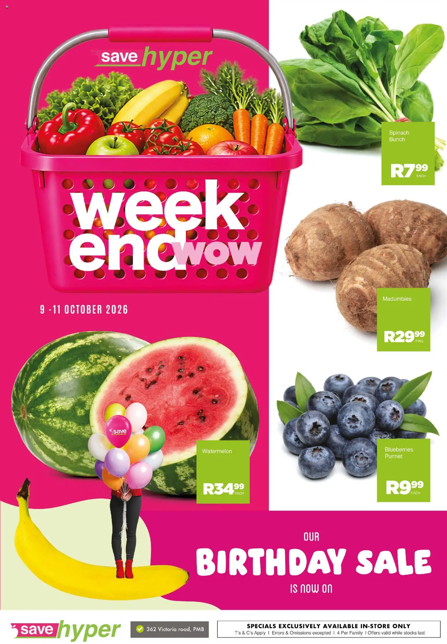 New Save catalogue – valid from 09/10/2026 | Page: 1 | Products: Blueberries