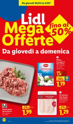 Anteprima del volantino Formaggio di latte vaccino, 250 g confezione valido a partire dal 30.04.2026 | Pagina: 6