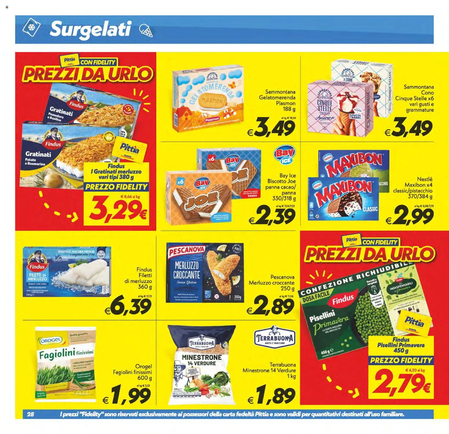 Volantino SuperConveniente del 02/10/2026 | Pagina: 28 | Prodotti: Senza glutine, Verdure, Dolci, Fagiolini