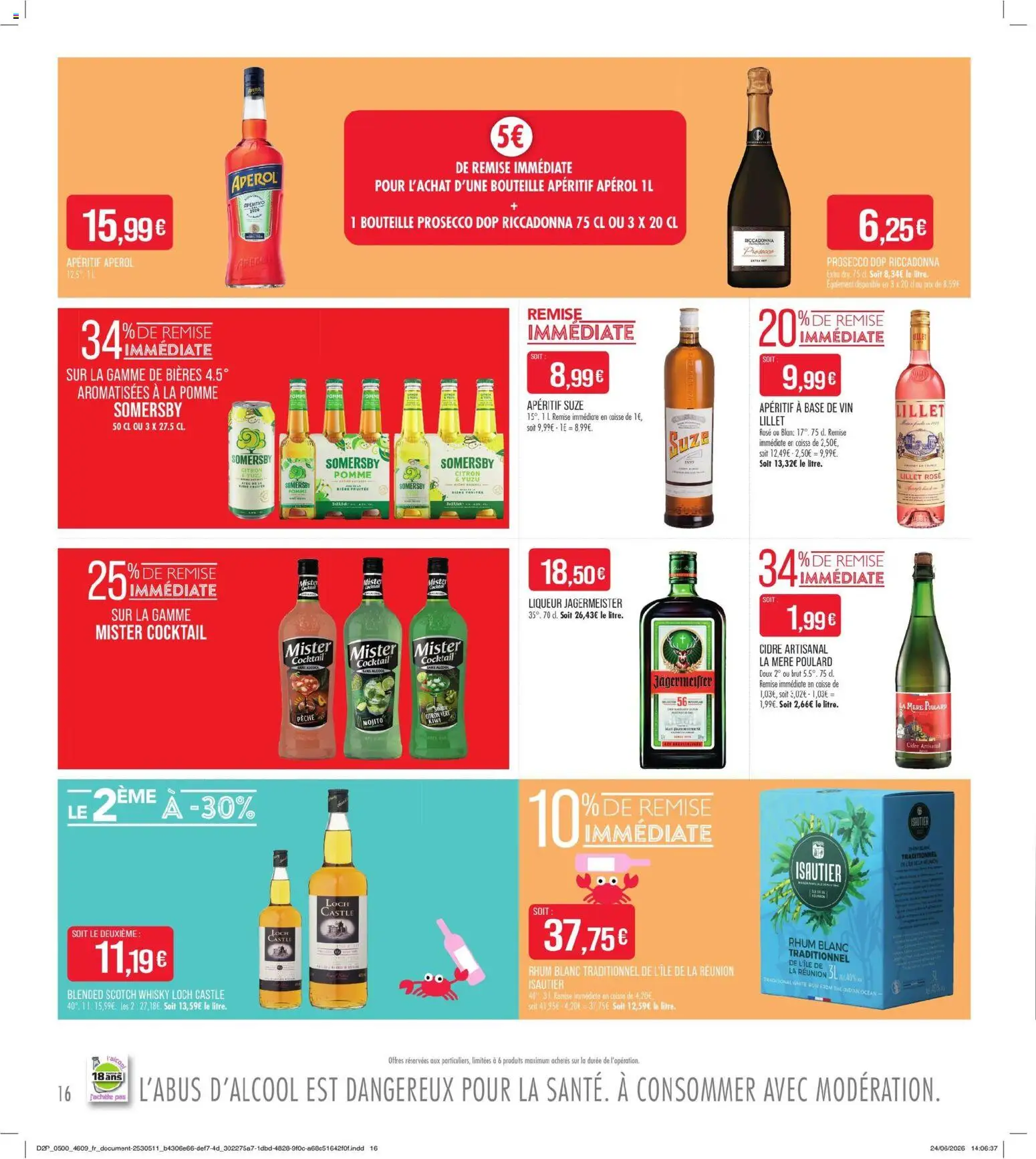 {H1} | Page: 16 | Produits: Whisky, Alcool, Pomme, Rhum blanc traditionnel