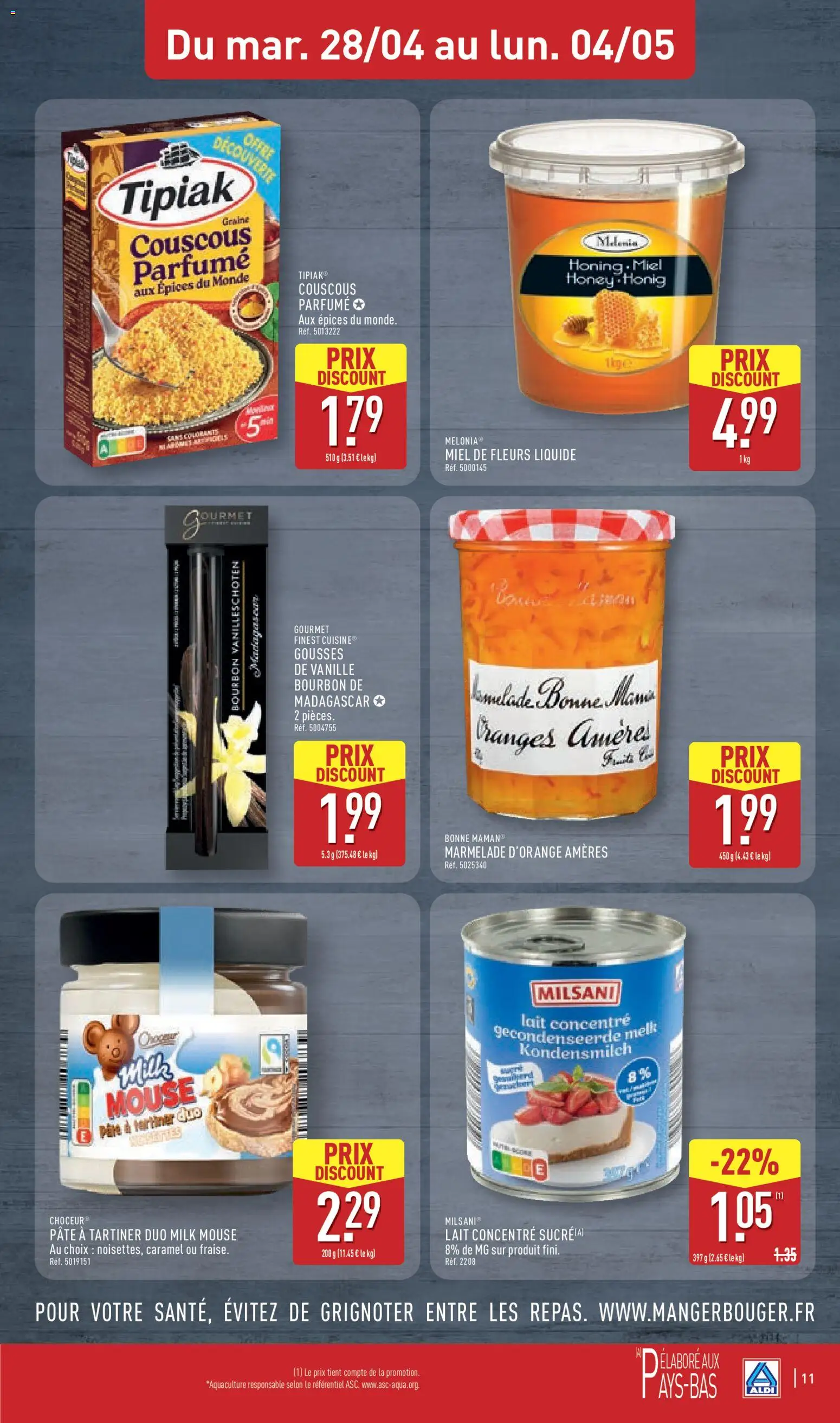 {H1} | Page: 15 | Produits: Tablette, Fraise, Noisettes, Chocolat