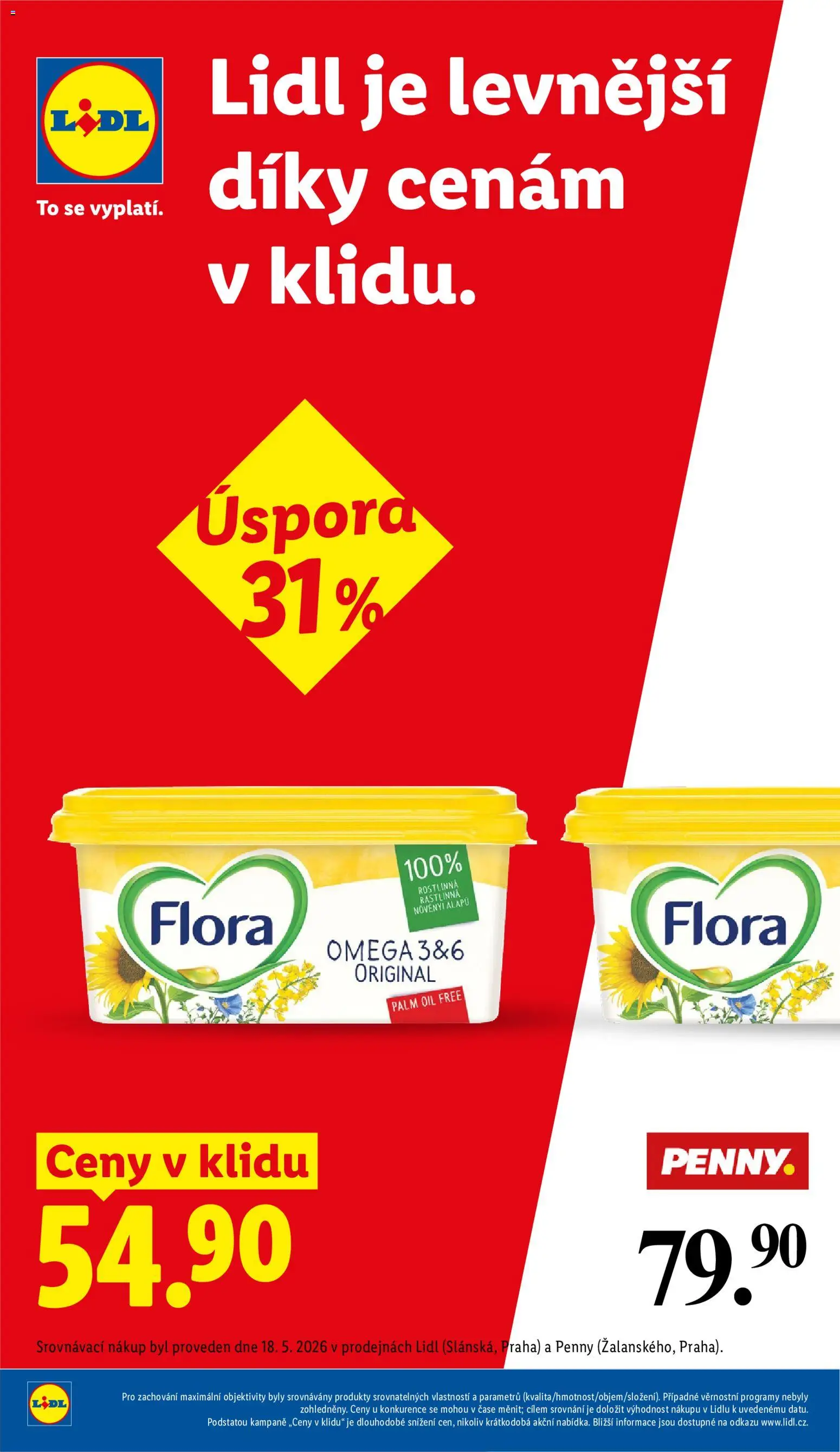 Lidl leták od 28.05.2026 | Strana: 4 | Produkty: Omega, Flora