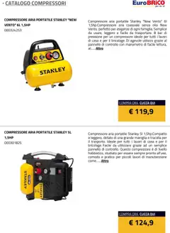Anteprima del volantino Eurobrico Compressori catalogo valido a partire dal 23.07.2025 | Pagina: 17 | Prodotti: Compressore, Olio, Manometro