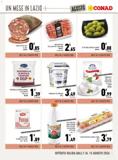Anteprima del volantino Spazio Conad volantino Un Mese in Lazio valido a partire dal 01/08/2026 | Pagina: 3