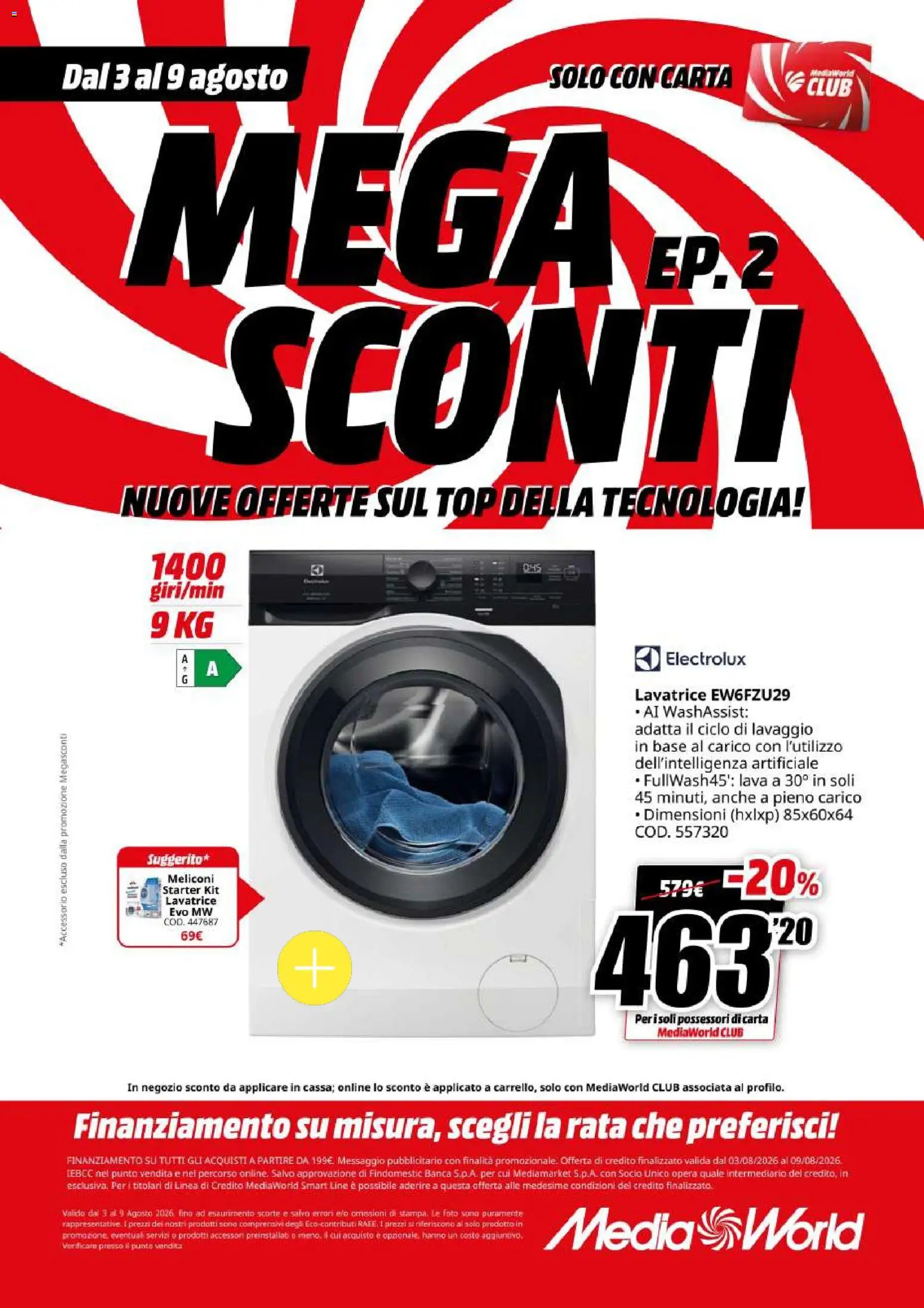 Volantino Media World del 03/08/2026 | Pagina: 63