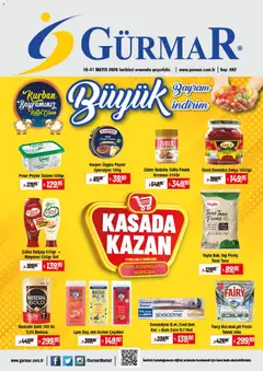 16.05.2026 tarihinden itibaren geçerli olan Gürmar kataloğu önizlemesi