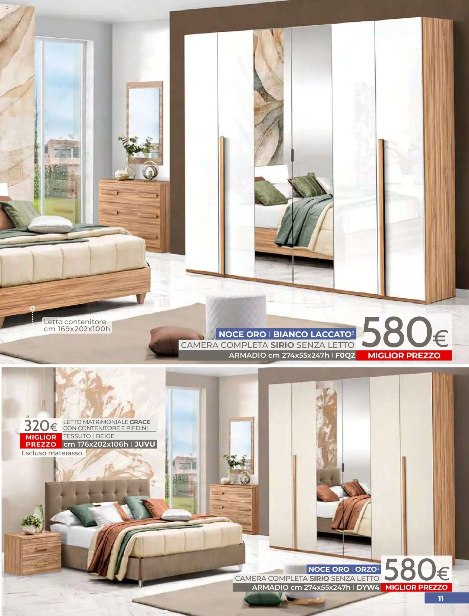 Volantino Mondo Convenienza del 01.04.2026 | Pagina: 13 | Prodotti: Letto contenitore, Contenitore, Letto, Armadio
