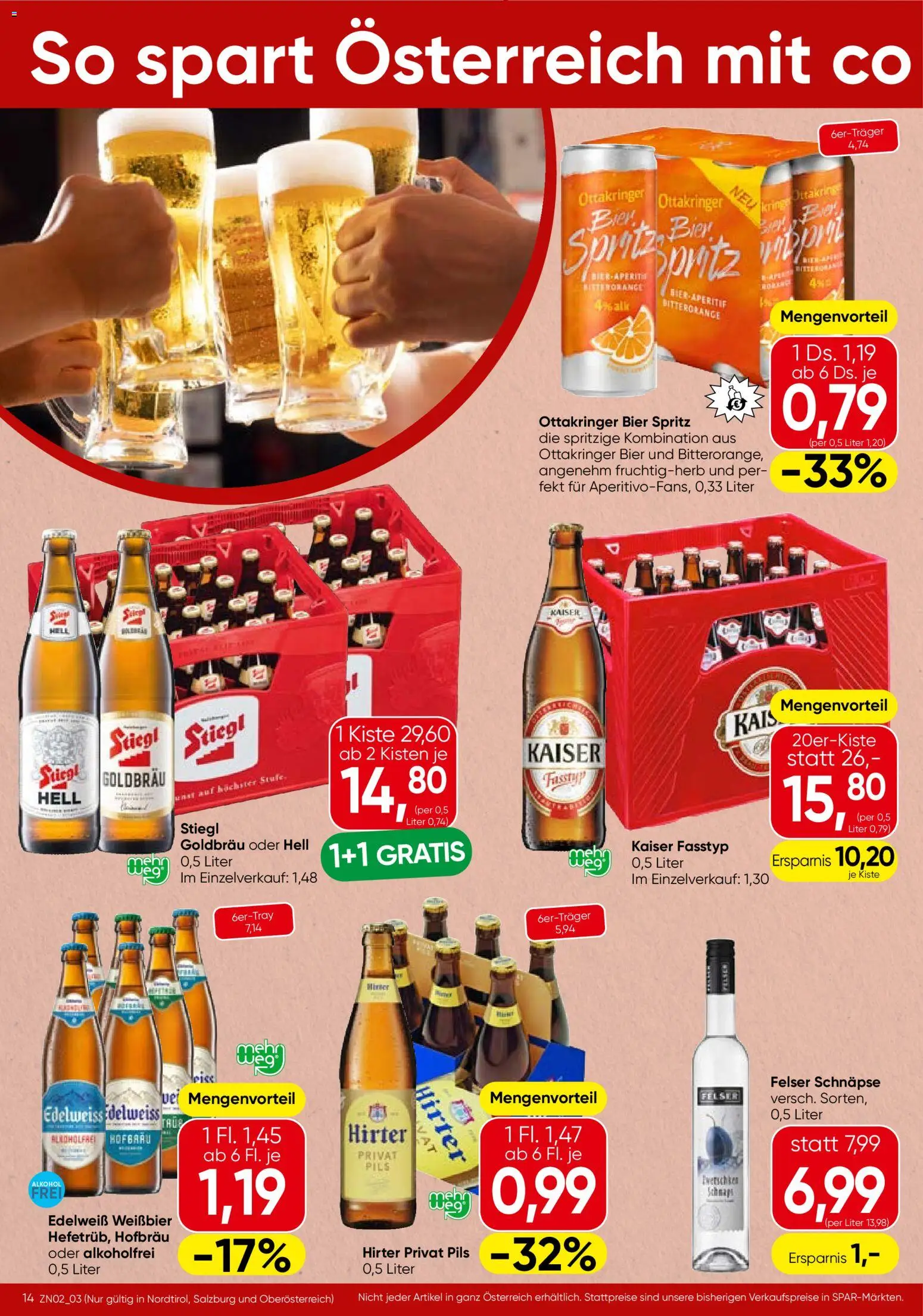 Spar - Flugblatt gültig ab 10.09.2026 | Seite: 14