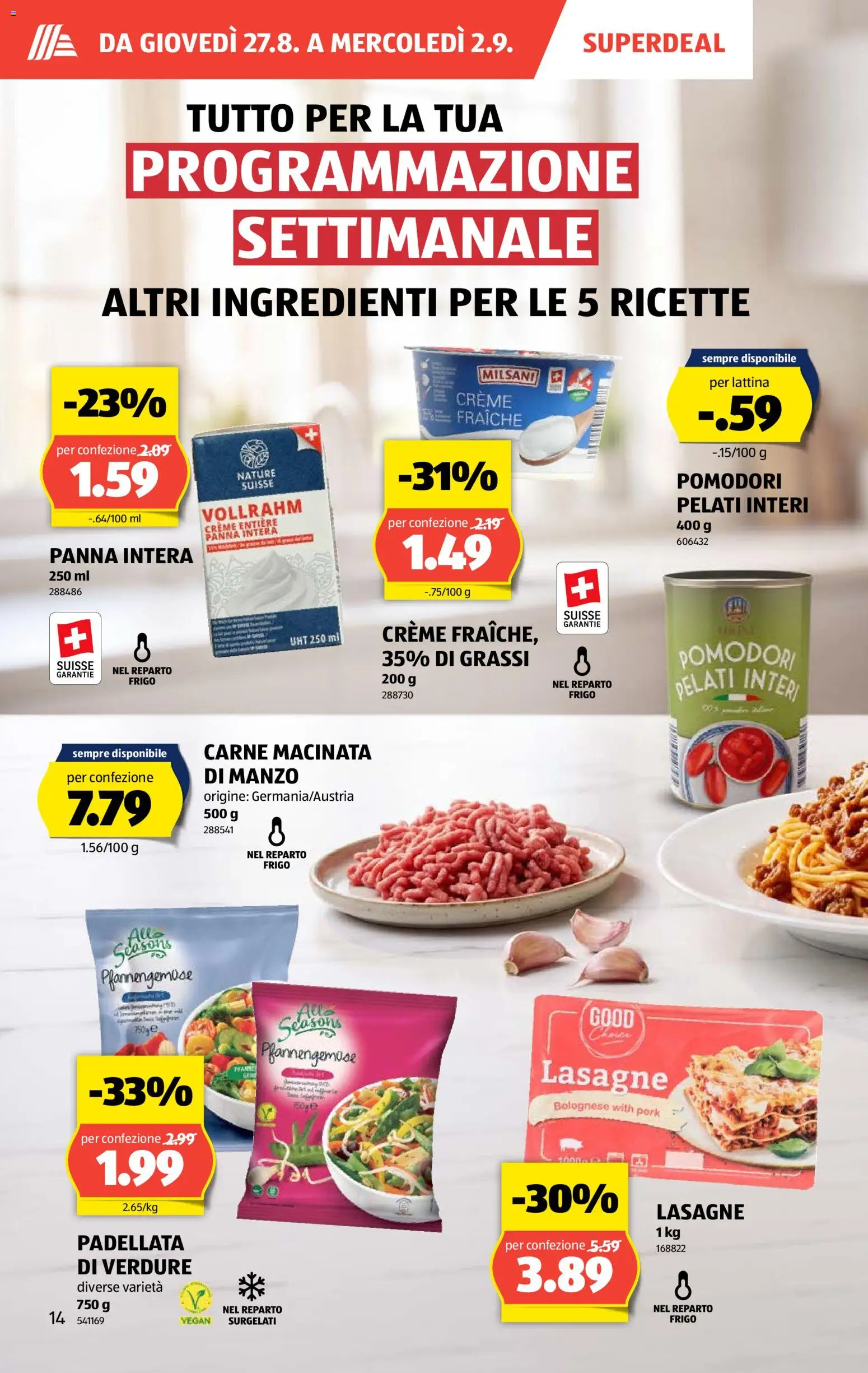 Aldi aktionen IT – gültig ab 27.08.2026 | Seite: 14 | Produkte: Creme