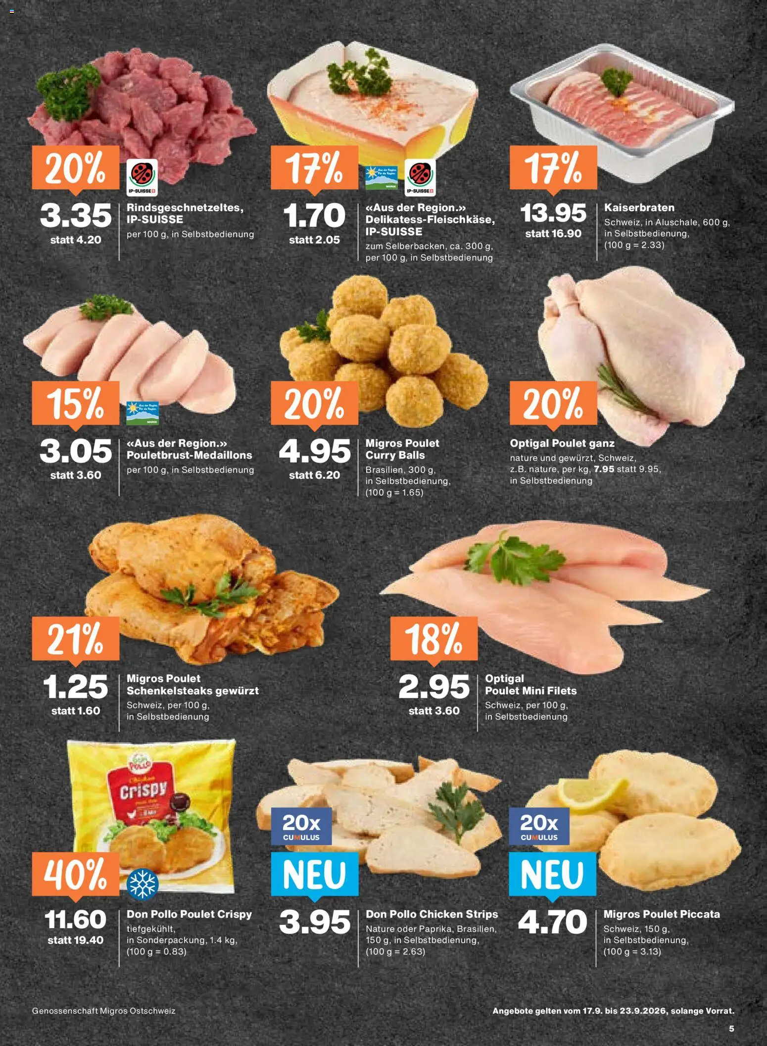 Migros aktionen – gültig ab 17.09.2026 | Seite: 5