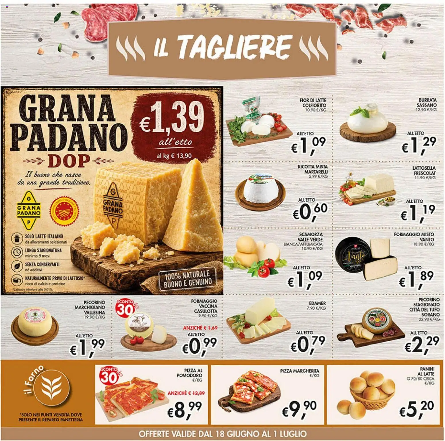Volantino Coal del 18.06.2026 | Pagina: 6 | Prodotti: Pizza, Pomodoro, Ricotta, Burrata