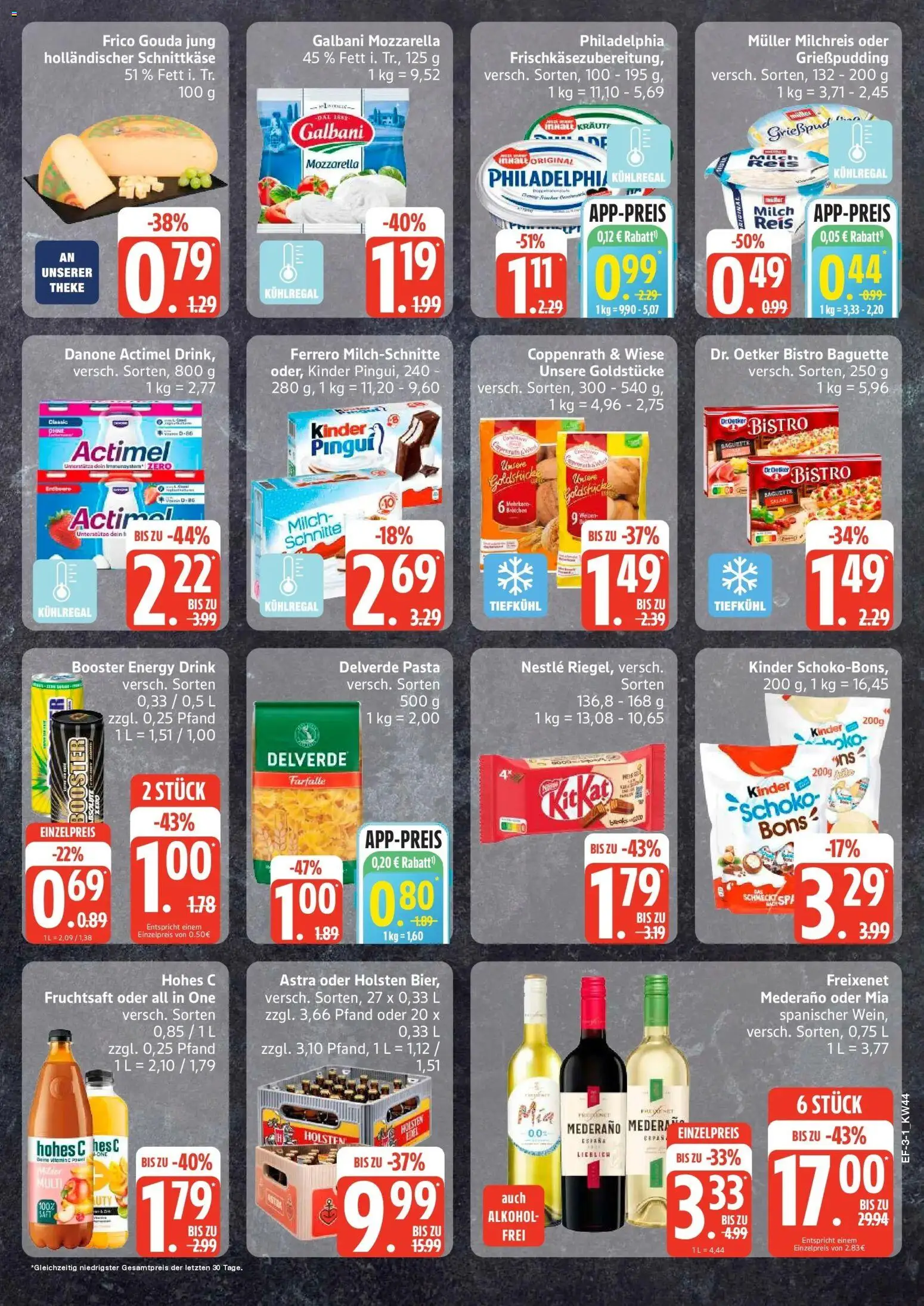 Edeka Prospekt Ascheberg (ab 26.10.2026) » Angebote Online | Seite: 3 | Produkte: Milch, Philadelphia, Reis, Ferrero milchschnitte