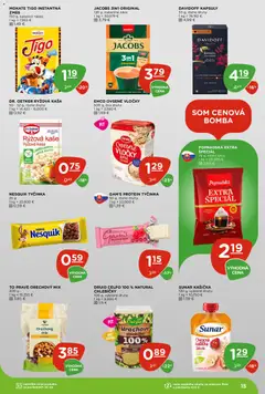 Terno leták platný od 30.07.2026 | Strana: 15 | Produkty: Davidoff, Protein, Sunar, Nesquik