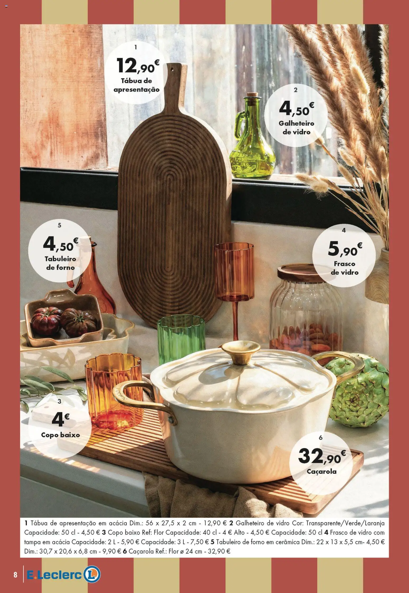 E.Leclerc Folheto Especial Casa & Decoração │ válido de 26.05.2026 | Página: 8 | Produtos: Tábua, Forno