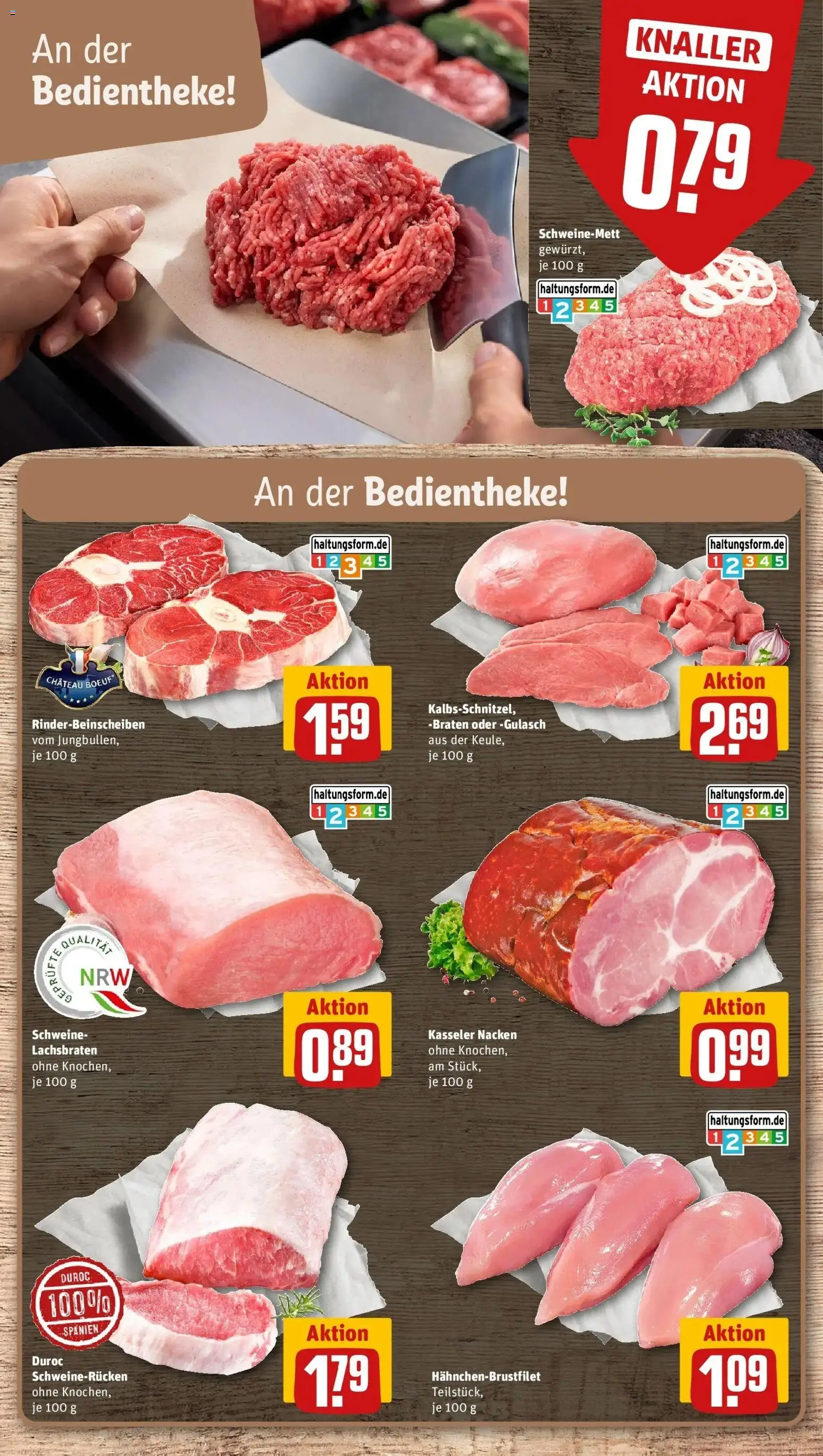 REWE Prospekt ab 21.09.2026 zum Blättern » Angebote | Seite: 14 | Produkte: Kasseler nacken, Gulasch, Schweinerucken