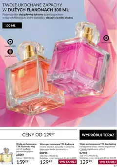 Pogląd oferty "Avon Katalog 9 2026" - ważna od 01.09.2026 | Strona: 77 | Produkty: Mleko migdałowe, Mleko, Woda
