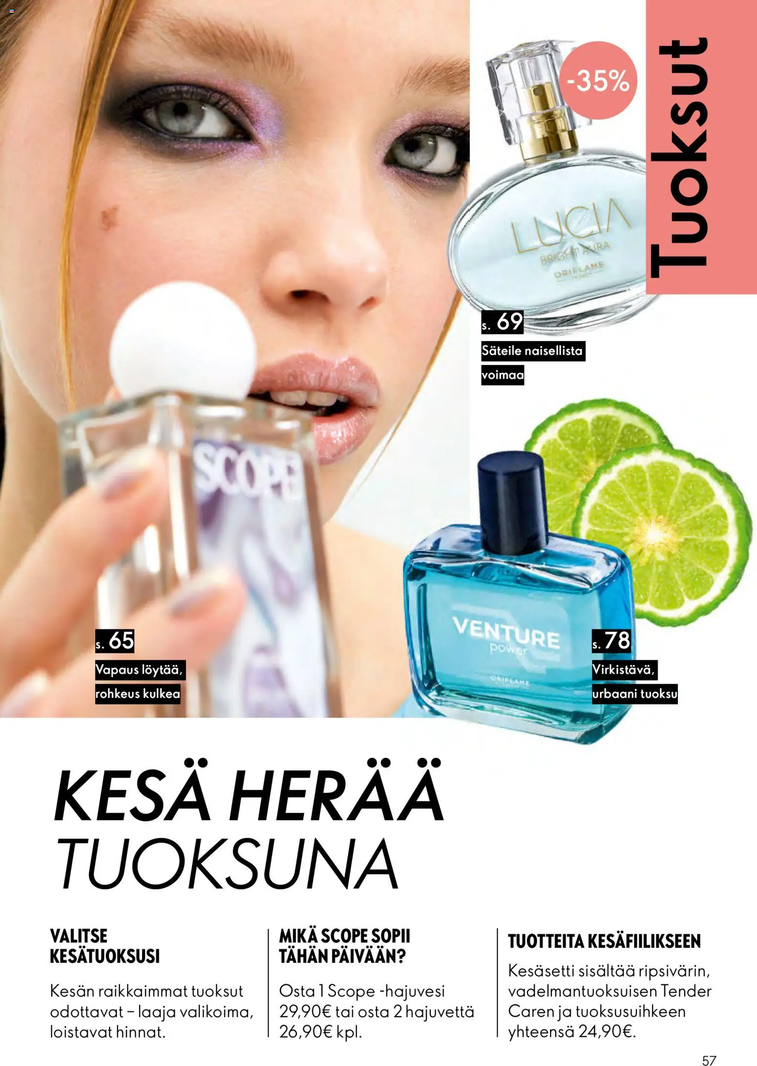Oriflame - Esite 11 – voimassa 05/08/2026 alkaen | Sivu: 57 | Tuotteet: Hajuvesi, Tuoksu