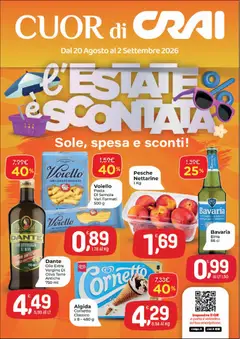 Anteprima del volantino CRAI volantino Cuor di Crai Alessandria valido a partire dal 20/08/2026