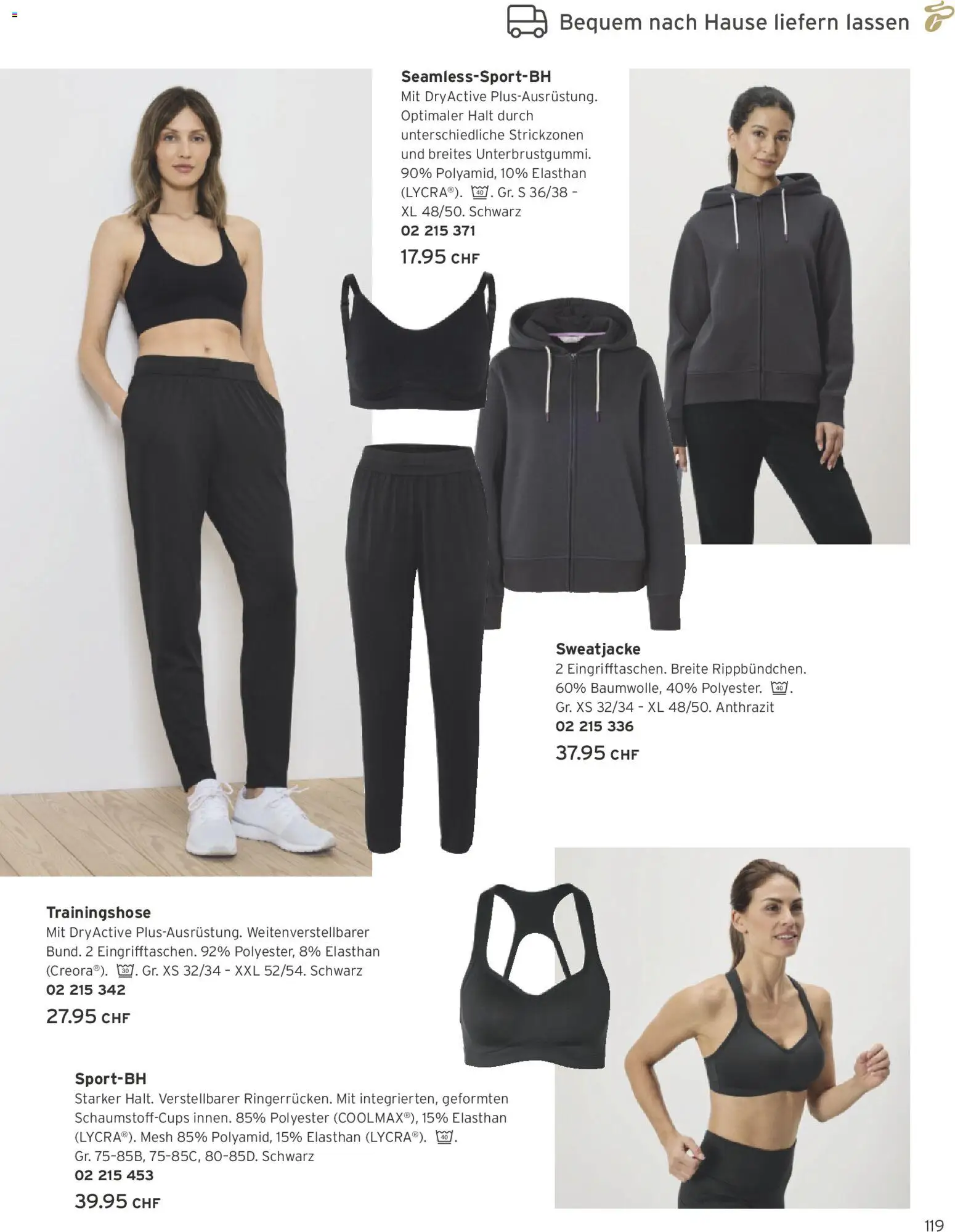Tchibo Aktionen – gültig ab 24.02.2026 | Seite: 119 | Produkte: Trainingshose, Sweatjacke