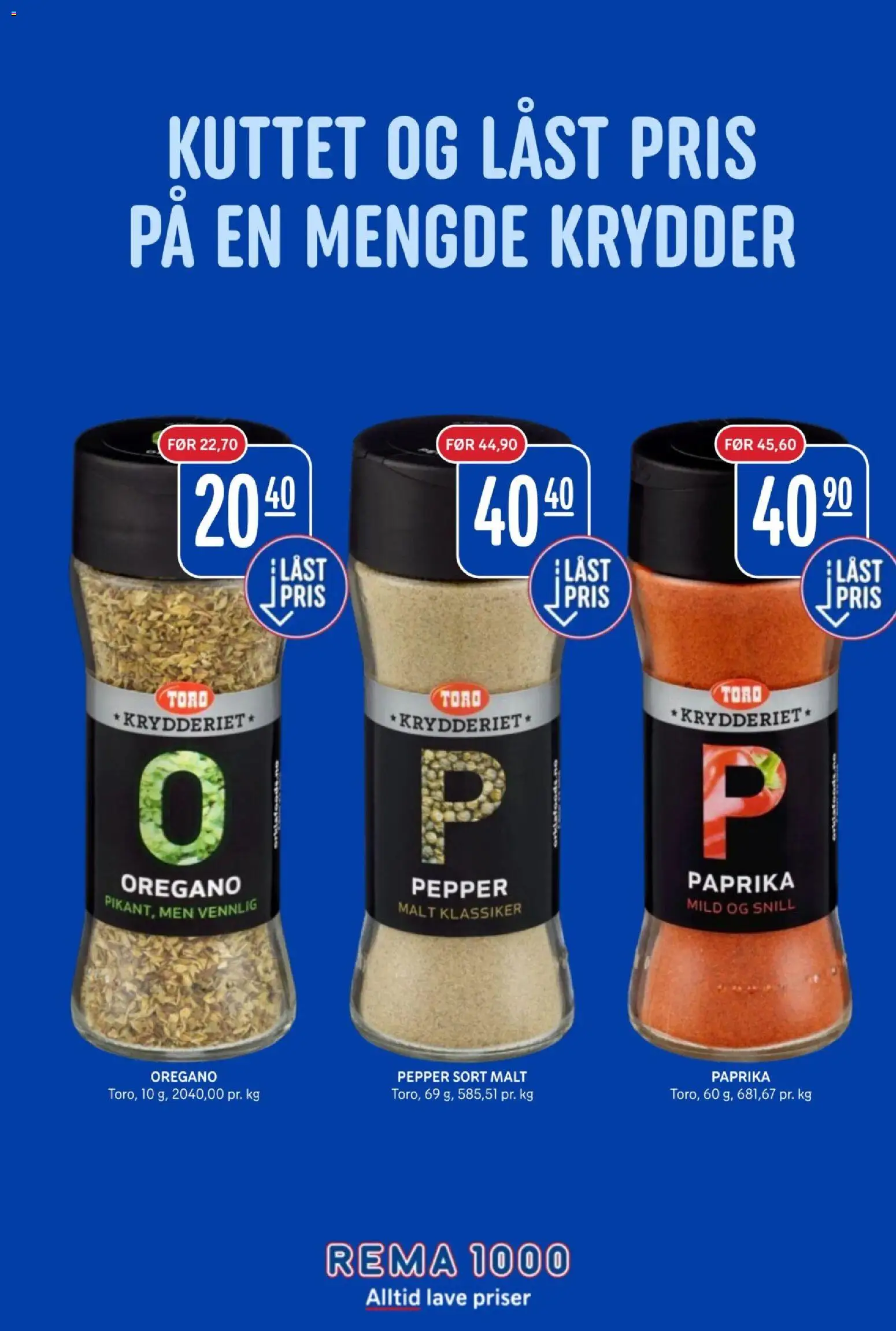 {H1} | Side: 6 | Produkter: Paprika, Krydder, Oregano