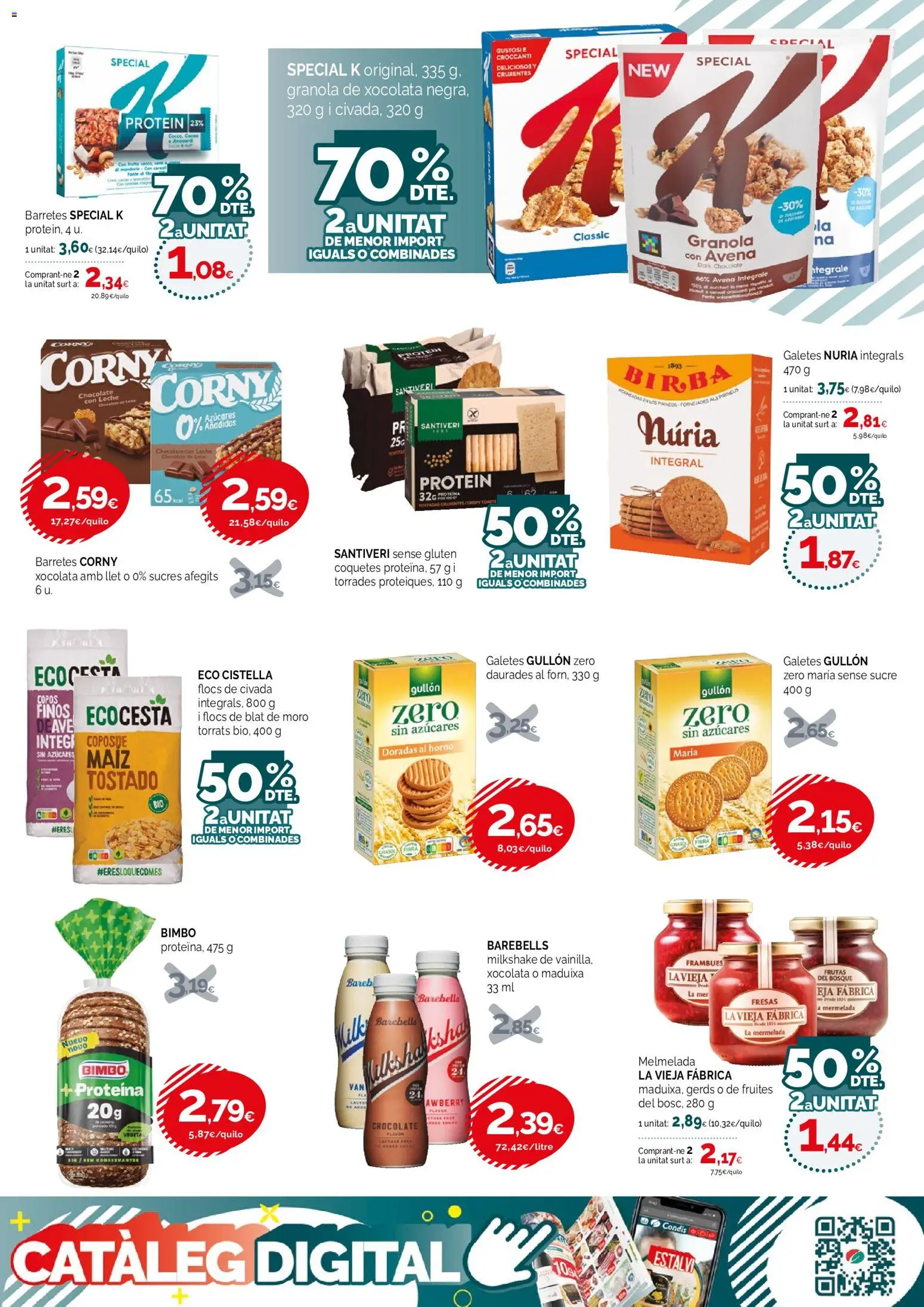 Condis folleto │ válido desde el 16/09/2026 | Página: 11 | Productos: Proteína, Tostadas, Mermelada, Leche