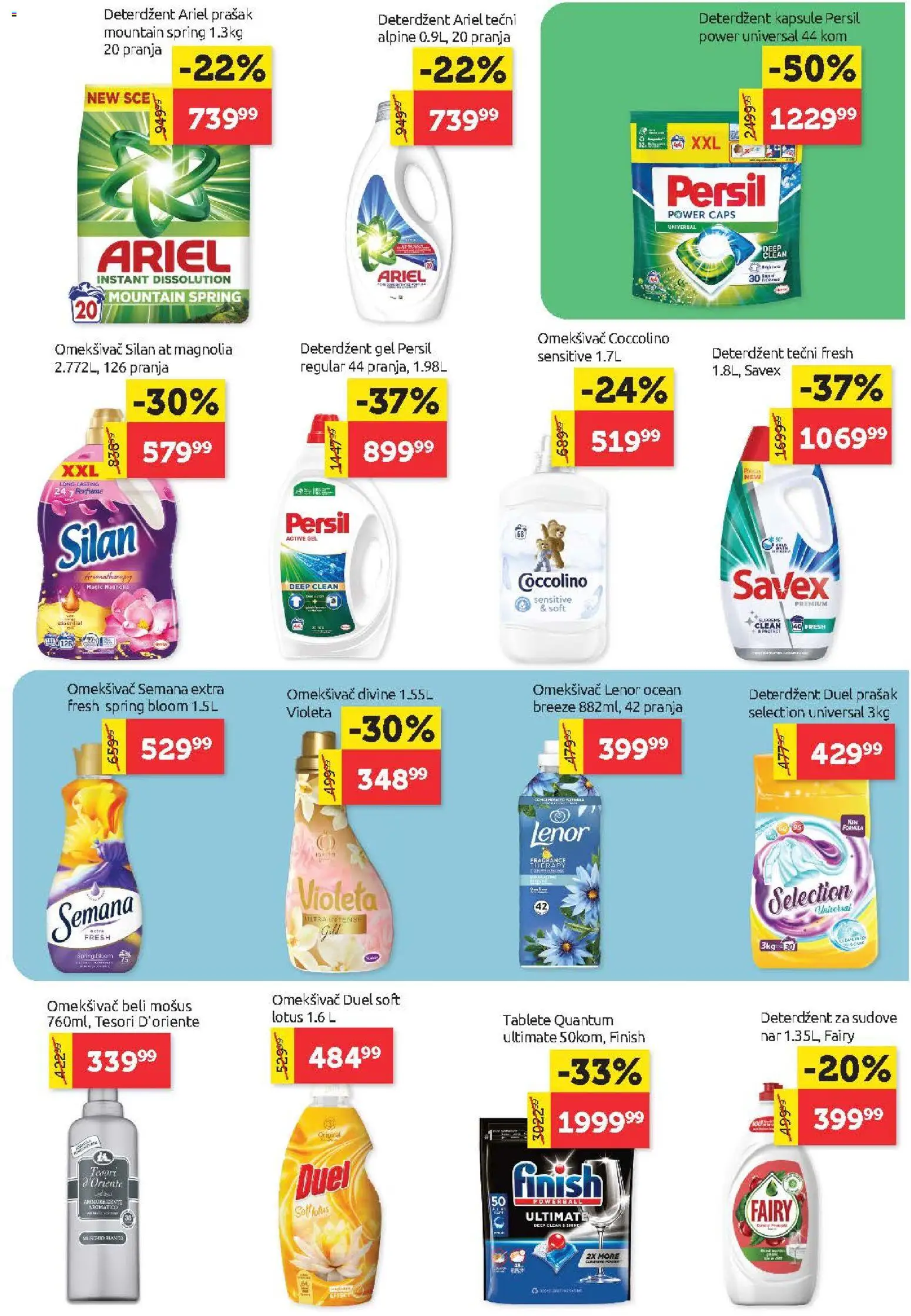 SuperVERO katalog - važi od 17.09.2026 | Strana: 23 | Proizvode: Deterdžent za sudove, Kapsule, Finish, Nar